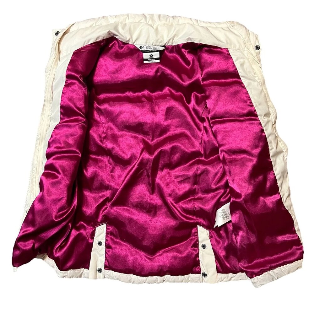 Columbia Vest Womens Medium White Omni-Shield Quilted Insulated Full Zip Puffer - Picture 4 of 8